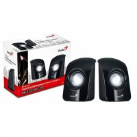 Genius SP-U115 1.5W Stereo USB-Powered 2.0 Speaker, Black